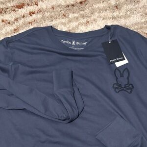 Psycho Bunny Dark Blue Long Sleeve Tee